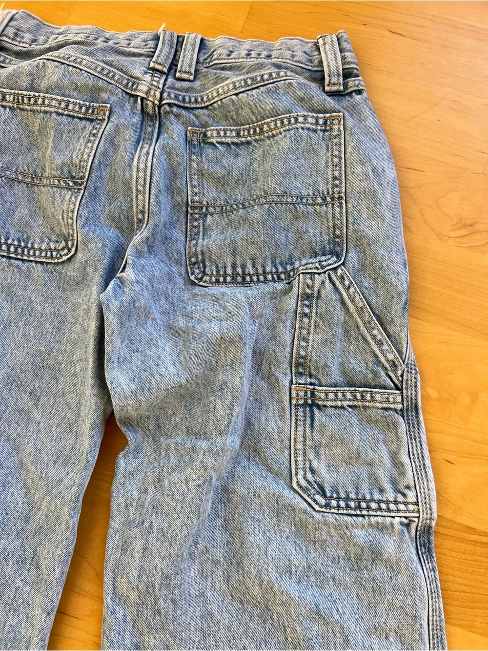 Old Navy Light Blue Relaxed Carpenter Jeans